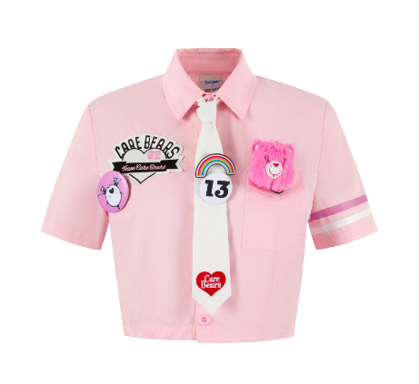 13 De Marzo CARE BEARS  Campus Tie Shirt  Almond Blossom