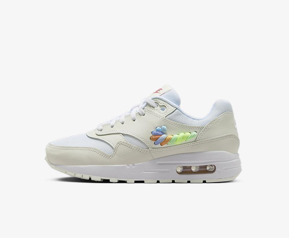 Nike Air Max 1 GS 'Rainbow Lace Swoosh' FN4782-100