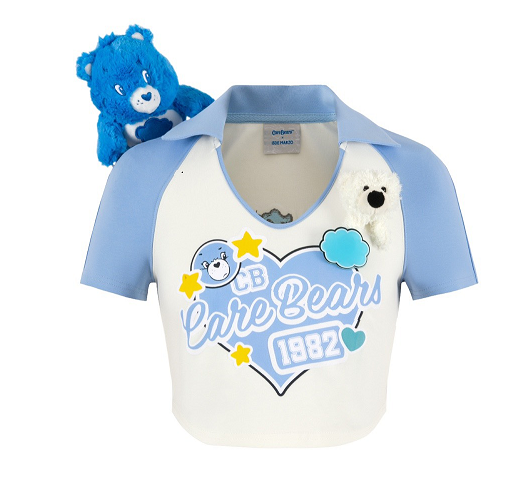 13 De Marzo  x CARE BEARS  Tight T-shirt White