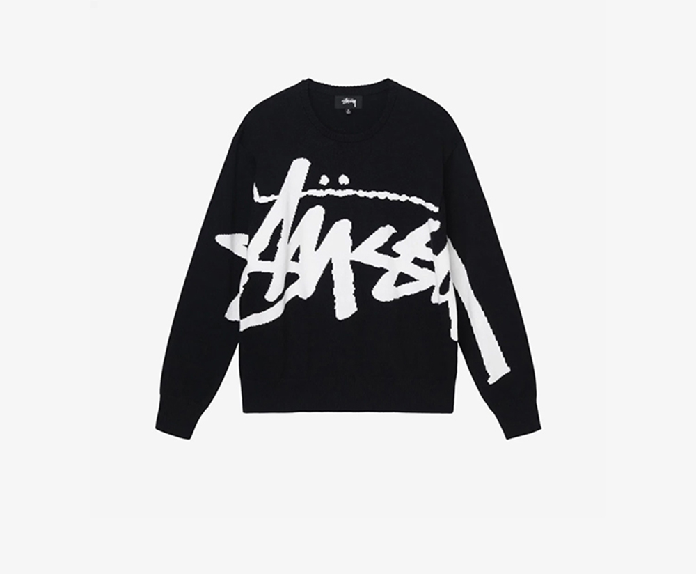 Stussy Stock Sweater Black 117152