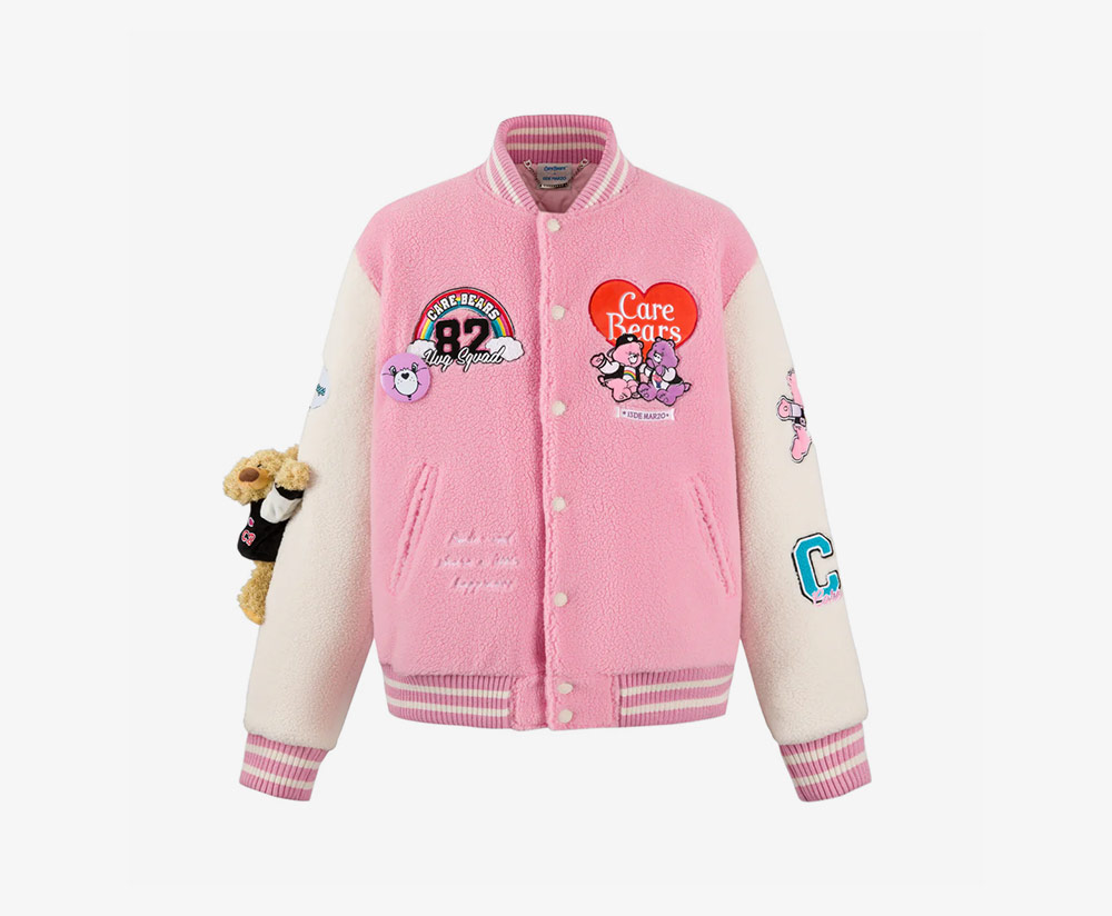 13De Marzo Care Bears Baseball Fleece 'Candy Pink' FR23D0691